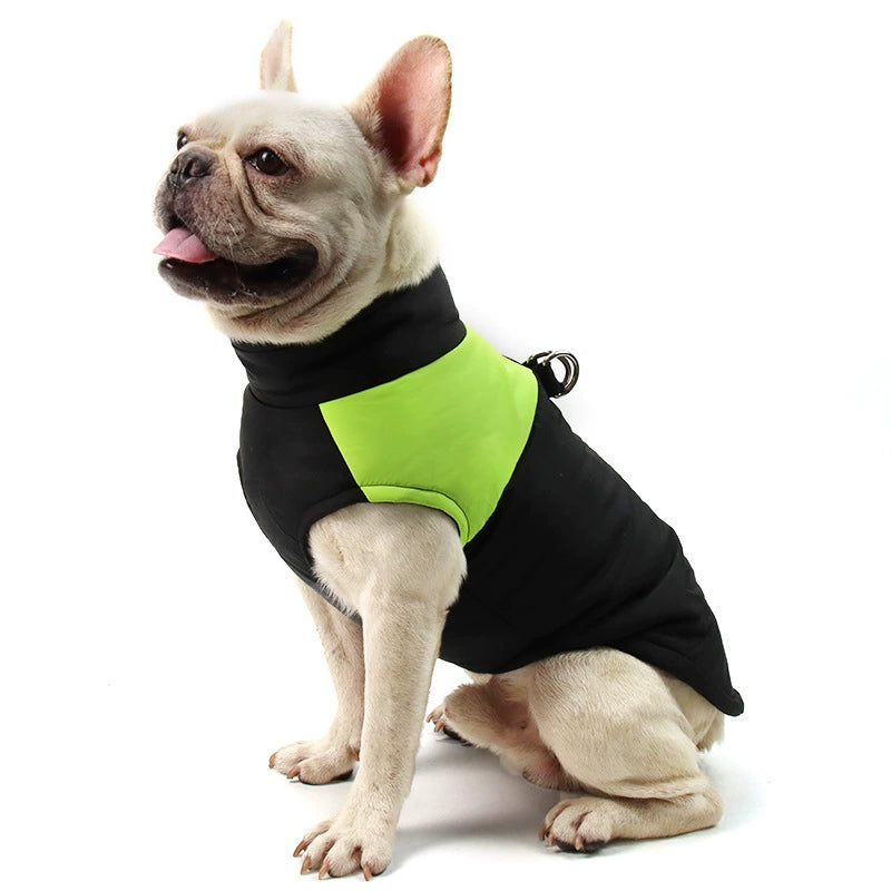 Dog Clothes Winter Clothes Large Dog Cotton Clothes Thickened Warm Pet Small Size Dogs Jarre Aero Bull Teddy/Golden Retriever Big Dog Autumn Clothes