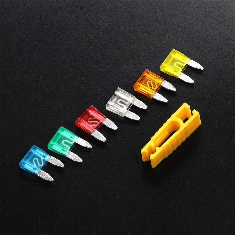 120Pcs Profile S/M Size Blade Car Fuse Assortment Set for Auto Car Truck 5/10/15/20/25/30A Fuse with Plastic Box - Image #12