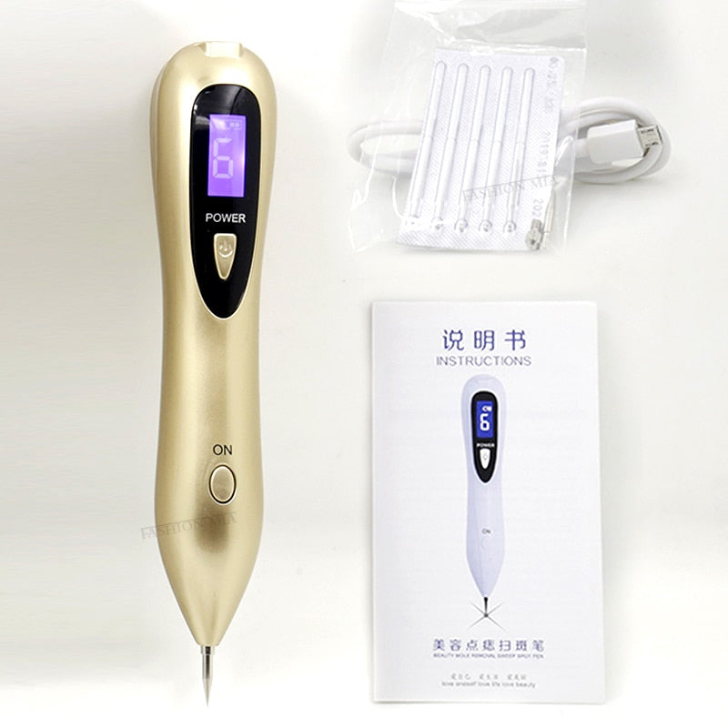 6 level Spot Remover Laser Plasma Pen Skin Care Mole Removal Dark Skin Wart Tattoo Removal Tool Laser Plasma Beauty Care gun