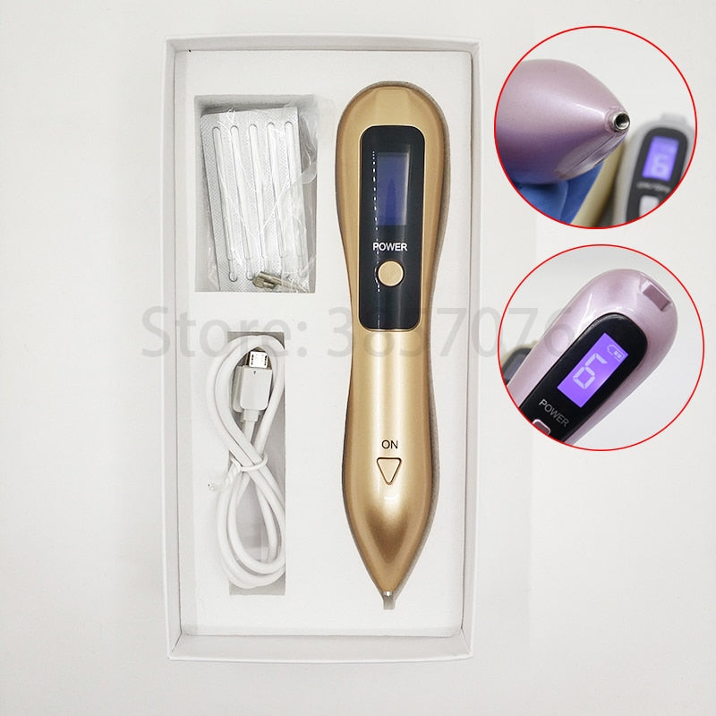 6 level Spot Remover Laser Plasma Pen Skin Care Mole Removal Dark Skin Wart Tattoo Removal Tool Laser Plasma Beauty Care gun