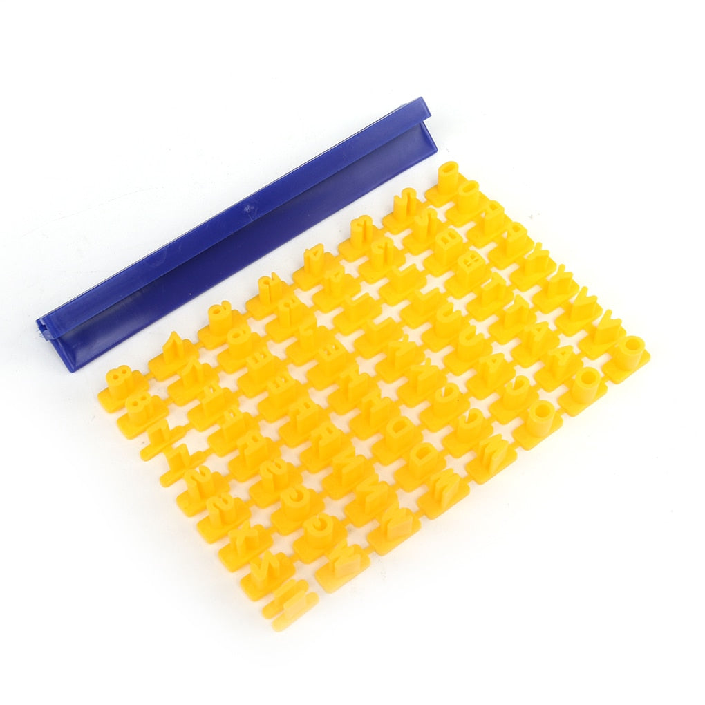 For Cakes/Sugar paste Alphabet Letter Cookies Cutter Words Baking Mold Cake Frill Cutter Embossing Mould for Cakes Sugar paste