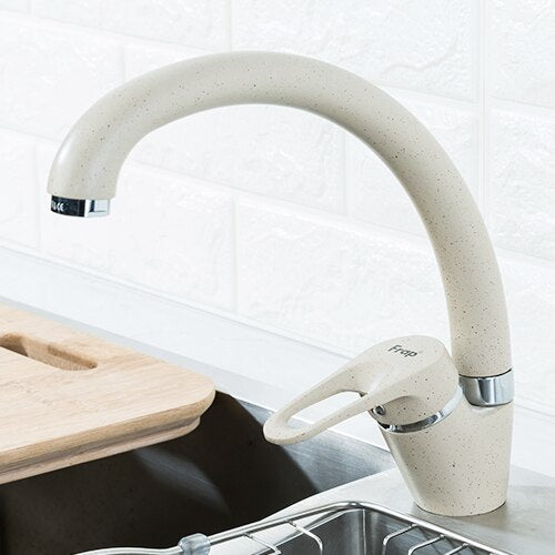 FRAP Brass 5 color Kitchen sink faucet Mixer Cold And Hot Single Handle Swivel Spout Kitchen Water Sink Mixer Tap Faucets F4113