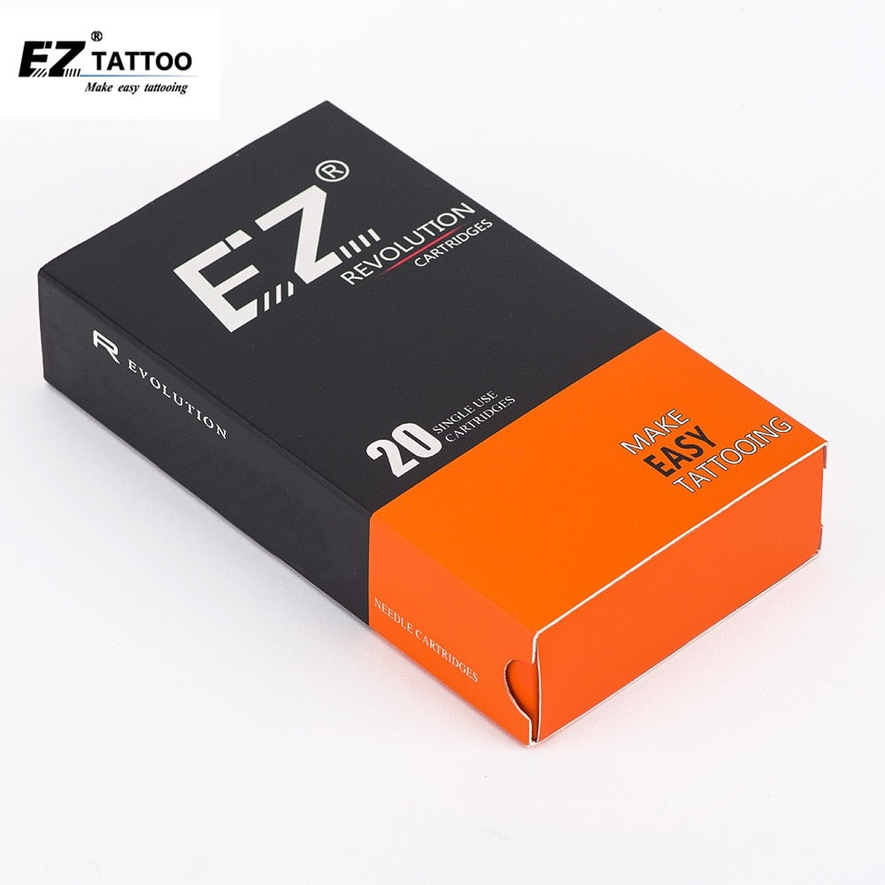 EZ Assorted New Mixed Revolution Tattoo Cartridge Needles RL RS M1 CM for Cartridge Machine Grips Tattoo Supply 200 Pcs /Lot
