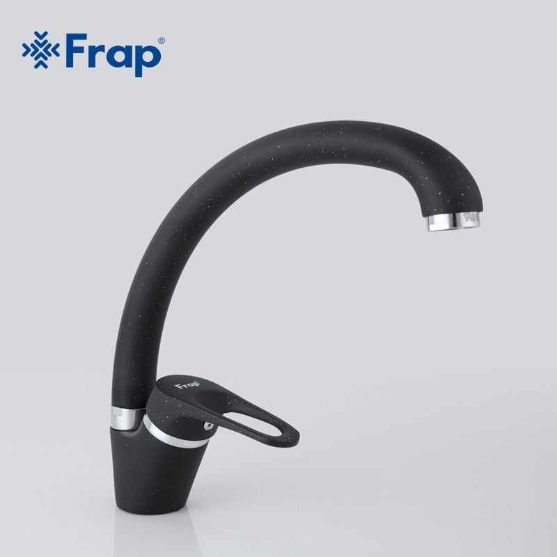 FRAP Brass 5 color Kitchen sink faucet Mixer Cold And Hot Single Handle Swivel Spout Kitchen Water Sink Mixer Tap Faucets F4113