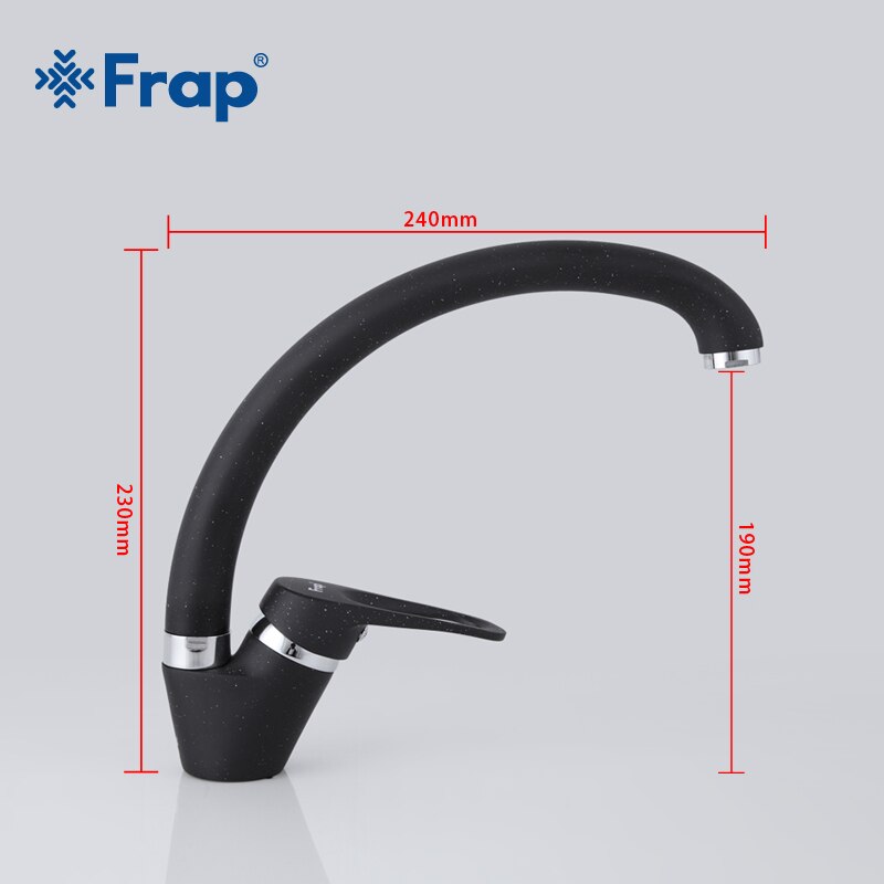 FRAP Brass 5 color Kitchen sink faucet Mixer Cold And Hot Single Handle Swivel Spout Kitchen Water Sink Mixer Tap Faucets F4113