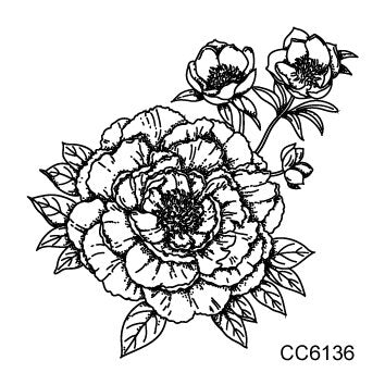 Rocooart Hot sale Black White Style Tattoo Sticker Tree Flower Leaf Temporary Tattoo Sticker Rose Body Art Tatouage Fake Tatoo
