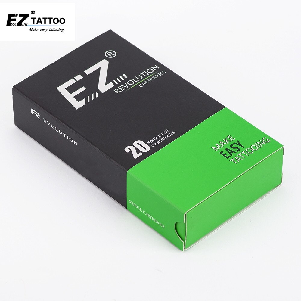 EZ Assorted New Mixed Revolution Tattoo Cartridge Needles RL RS M1 CM for Cartridge Machine Grips Tattoo Supply 200 Pcs /Lot