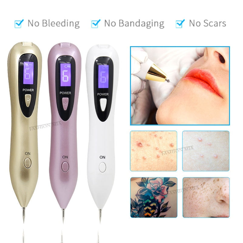 6 level Spot Remover Laser Plasma Pen Skin Care Mole Removal Dark Skin Wart Tattoo Removal Tool Laser Plasma Beauty Care gun