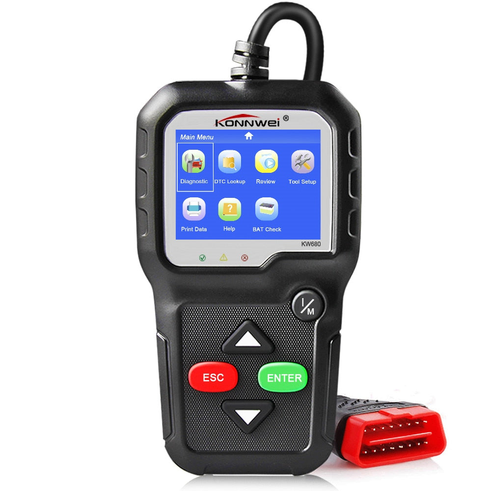 2022 Best Quality OBD2 Car Diagnostic Scanner KONNWEI KW680s Full OBD 2 Function Car Scanner Car Diagnostic Tools For the Car