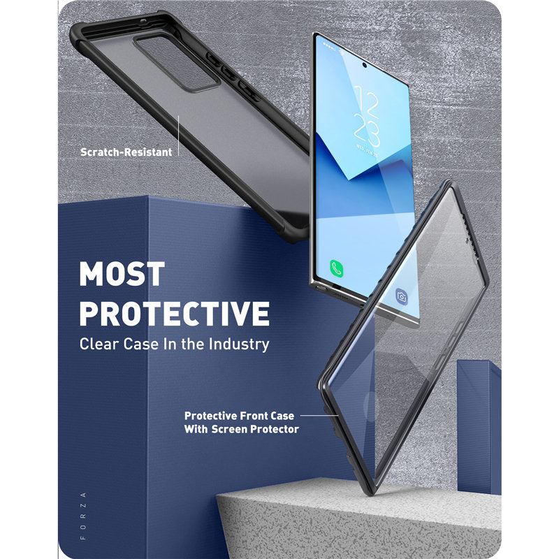 For Samsung Galaxy Note 20 Ultra Case (2020 Clayco Forza Full-Body Case,Built-in Screen Protector Compatible with Fingerprint ID