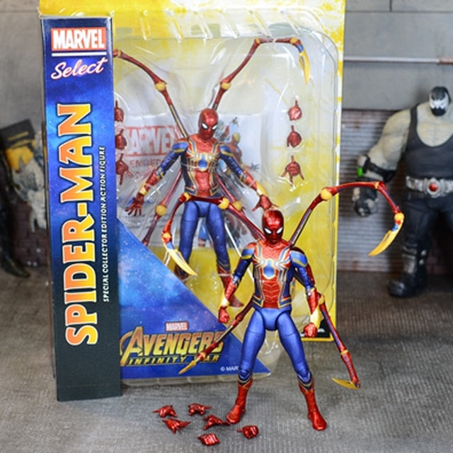Marvel 6" Action Figure Classic Spider Man Red Blue Spiderman Peter Parker Legendsclothing Amazing Pizza One:12 Toys Model Doll