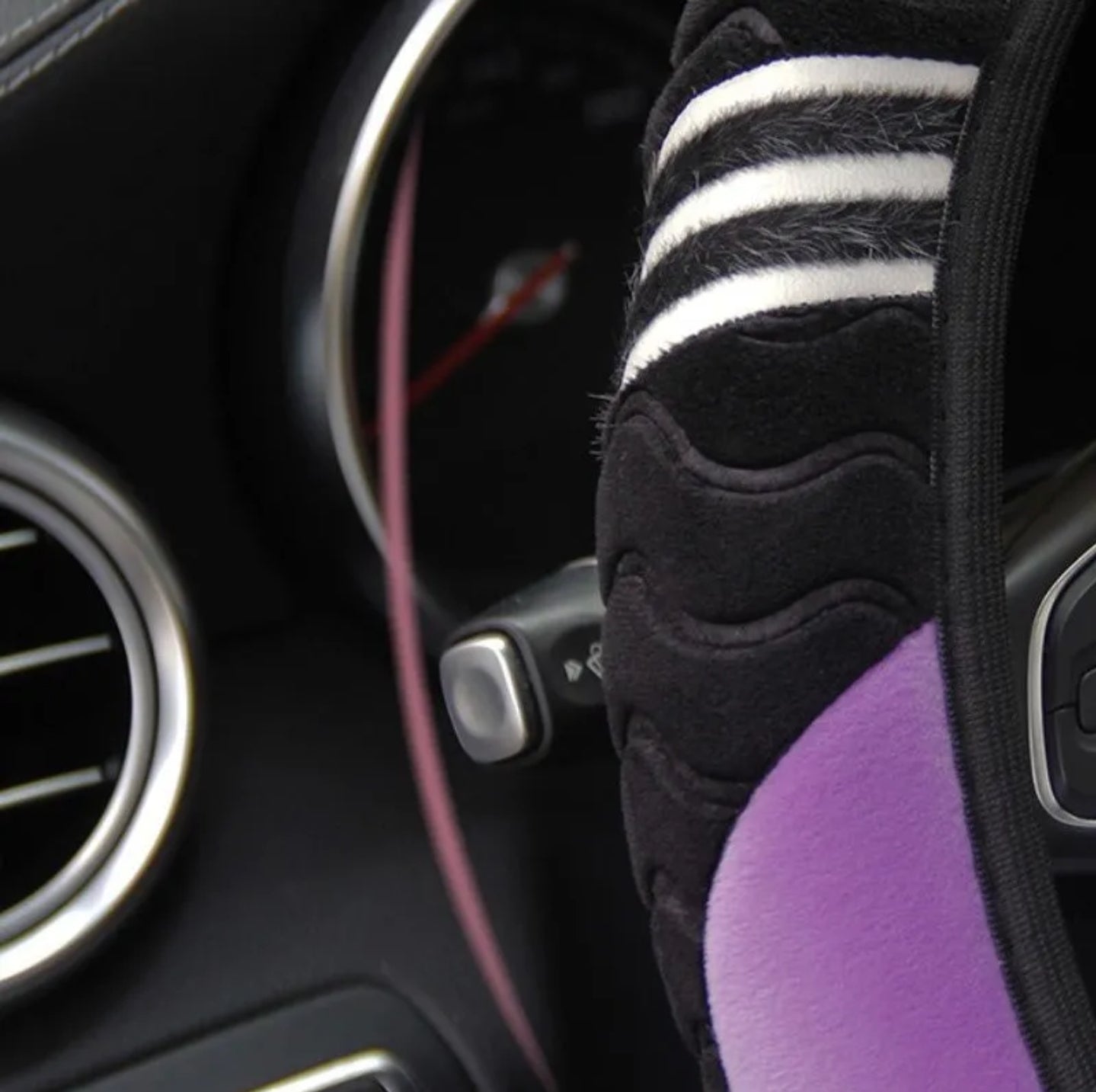 Little Monster Design Car Steering Wheel Cover,
Universal 1 5 Inch Plush Anti-Slip Car Steering Wheel
Protector Car Decor Accessaries, No Inner Ring