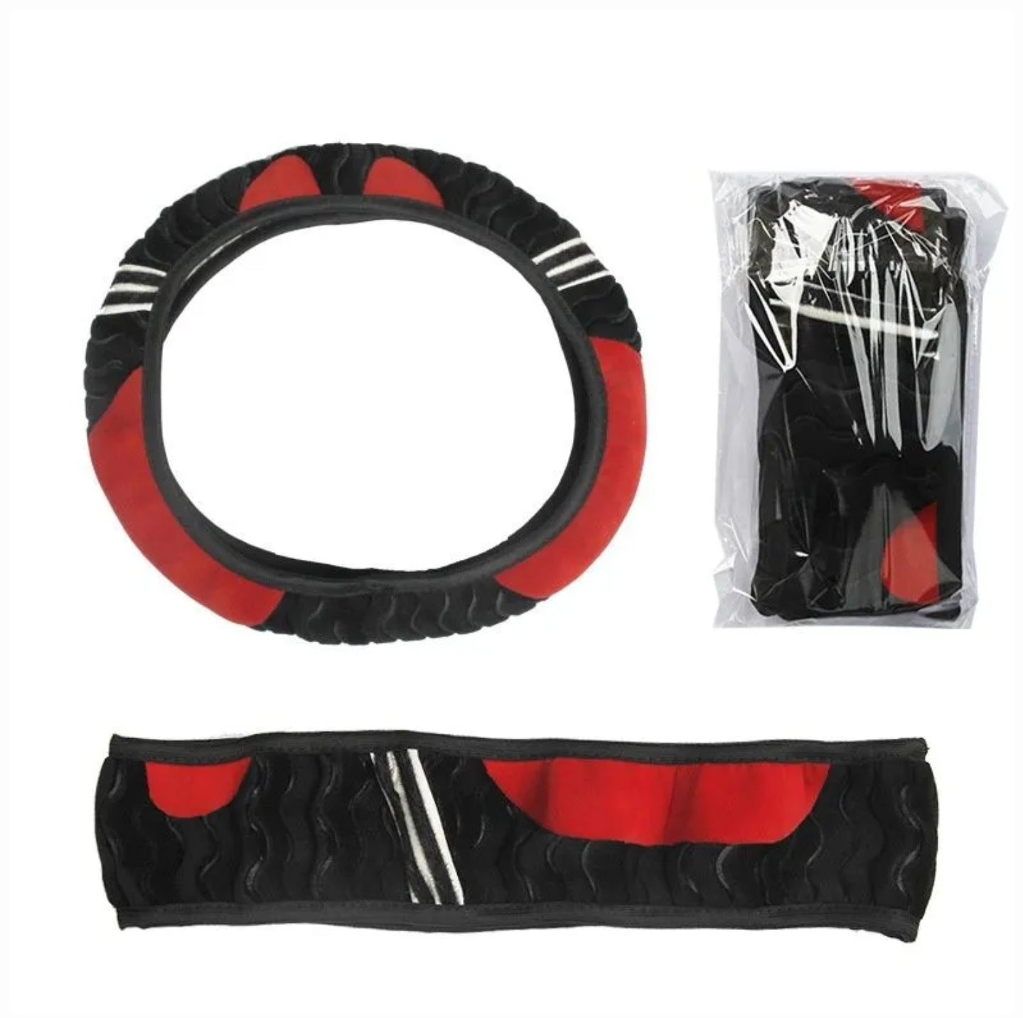 Little Monster Design Car Steering Wheel Cover,
Universal 1 5 Inch Plush Anti-Slip Car Steering Wheel
Protector Car Decor Accessaries, No Inner Ring