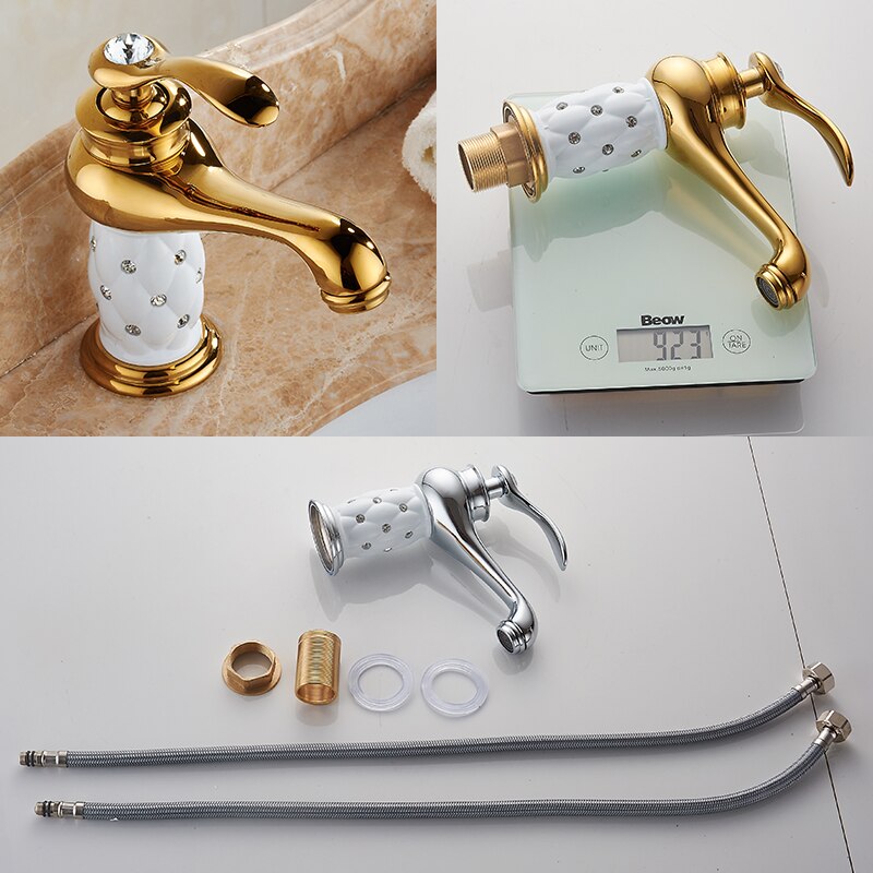 Bathroom Faucet Antique Bronze Finish Brass Basin Sink Solid Brass Faucets Single Handle Water Mixer Taps Bath Crane ELFCT001