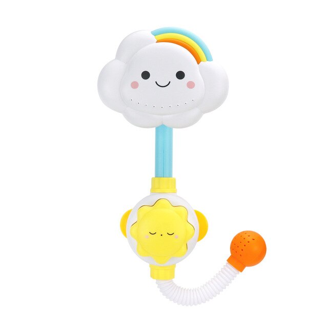 Toys Cloud Bathtub Showers Baby Bathing Folding Faucet