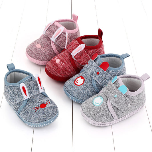 Cartoon baby shoes 0-1 year old soft soled walking shoes