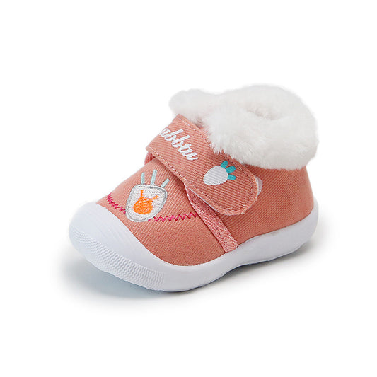 Baby Cotton Shoes, Toddler Shoes 0-2 Years Old 1 Soft Sole