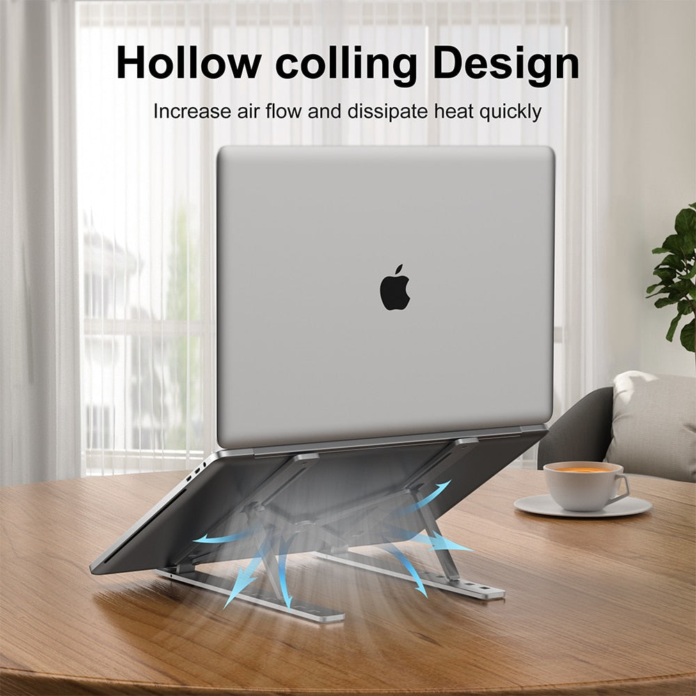 Foldable Laptop Stand Notebook Support Base Cooling laptop Bracket Universal Computer Holder Accessories For Macbook iPad Tablet