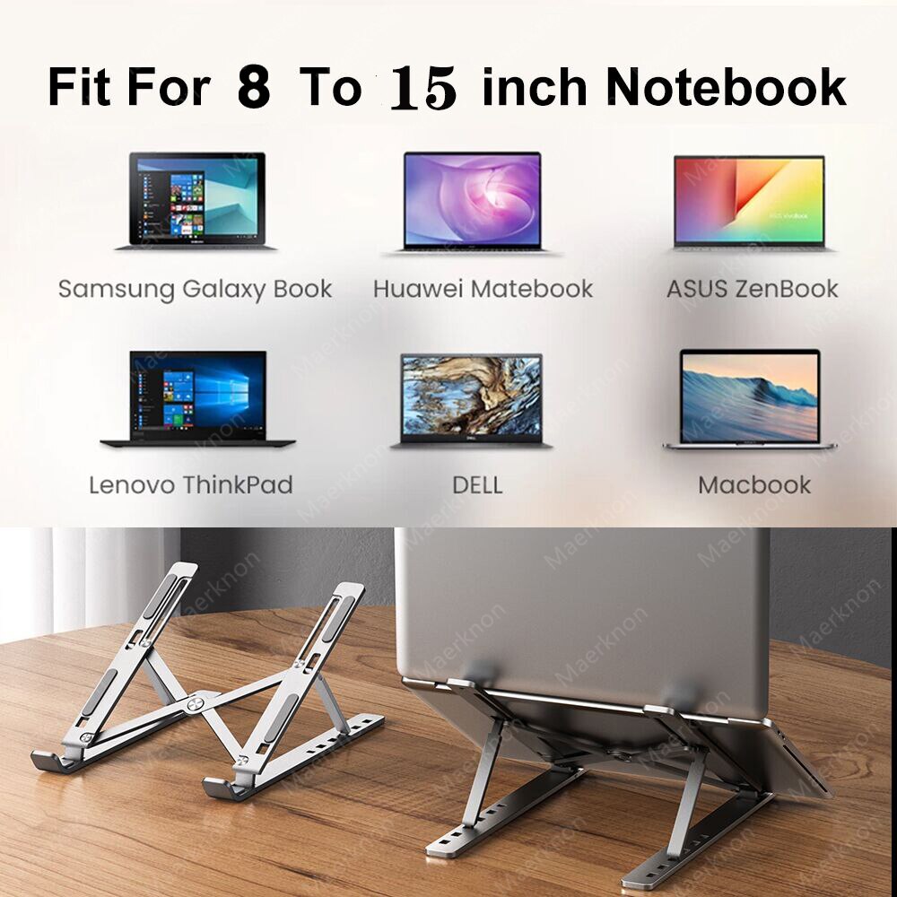 Foldable Laptop Stand Notebook Support Base Cooling laptop Bracket Universal Computer Holder Accessories For Macbook iPad Tablet