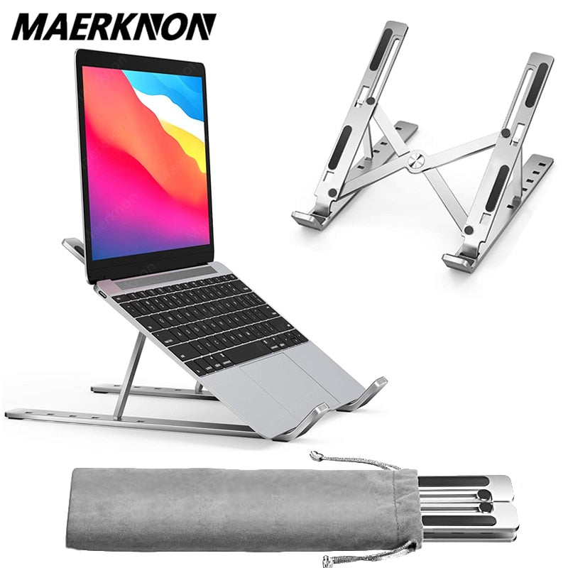 Foldable Laptop Stand Notebook Support Base Cooling laptop Bracket Universal Computer Holder Accessories For Macbook iPad Tablet