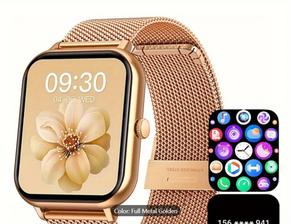 Smart Watch 1.83'' Full Touch Screen: 100+ Sport Modes, Ai Control, Games, Smart Watch For Android & IOS Phones - Perfect For Women & Men!