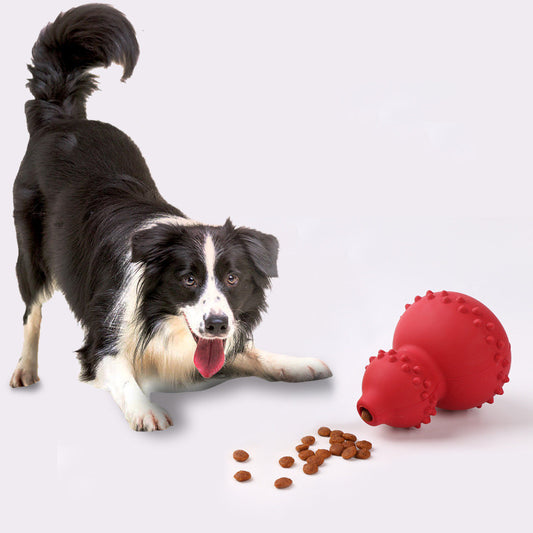 Natural Rubber Dog Toy – Tough & Treat-Ready
