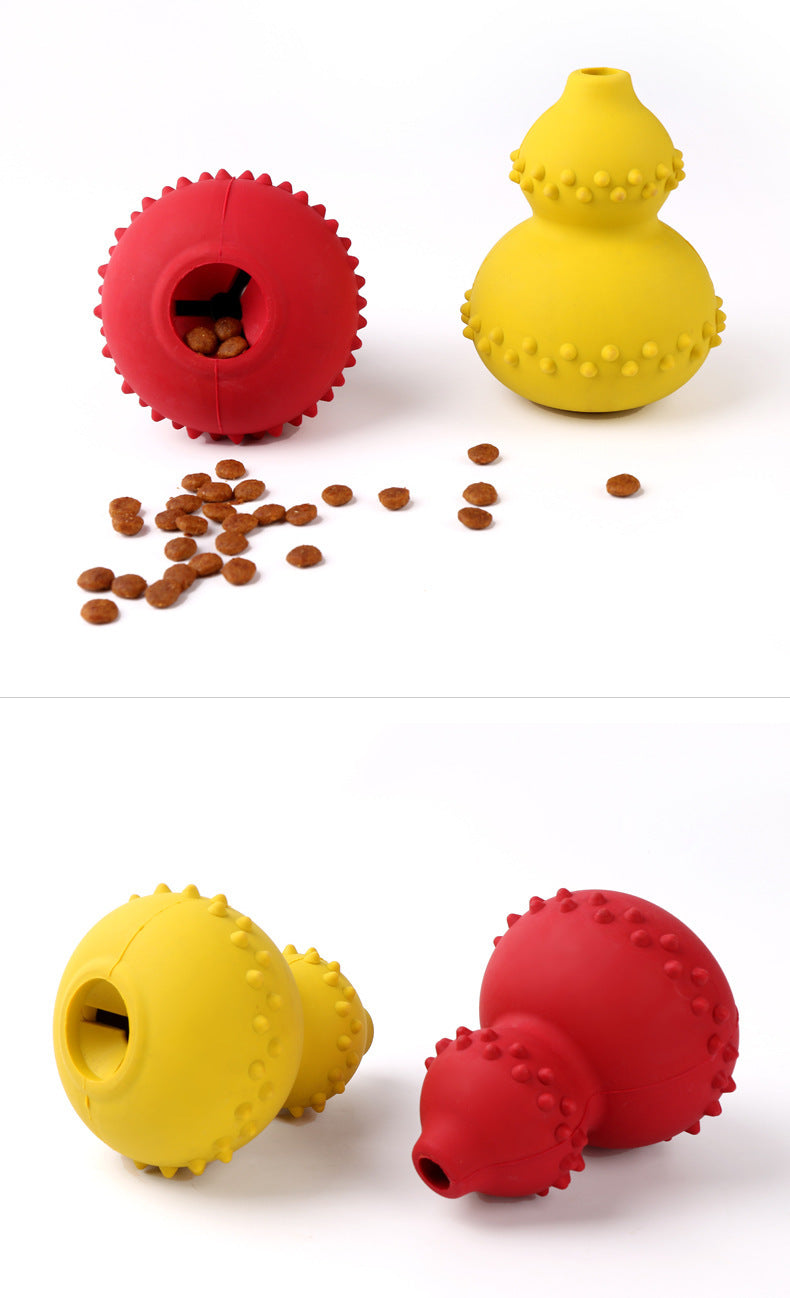 Natural Rubber Dog Toy – Tough & Treat-Ready