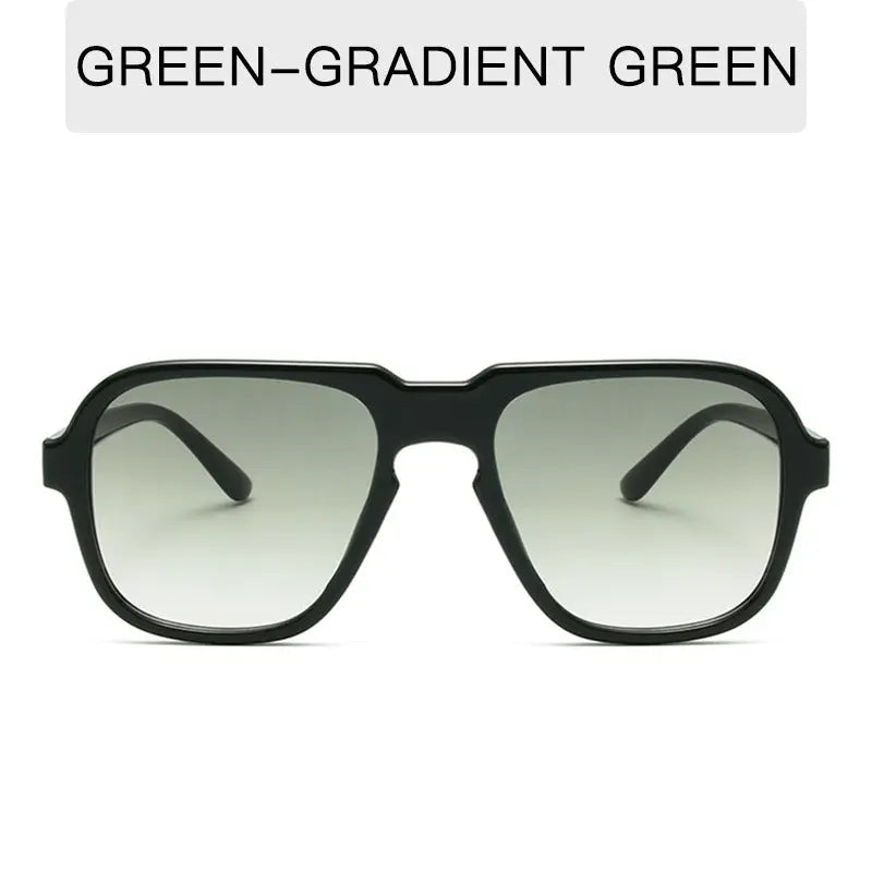 Vintage With Large Rims Driving Sunglasses Men And Women - Image #5
