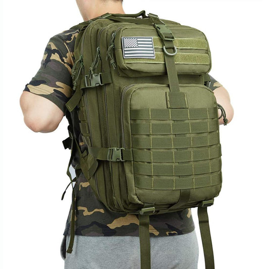 50L Large Capacity Man Army Tactical Backpacks Military Assault Bags Waterproof Outdoor Sport Hiking Camping Bag Rucksack