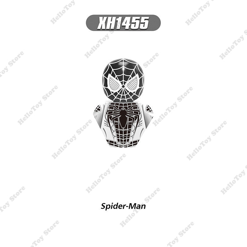 Marvel Spiderman Superheroes Spider-Man Venom Mini Action Figures Bricks Building Blocks Classic Movie Doll Model Kids Toys Gift