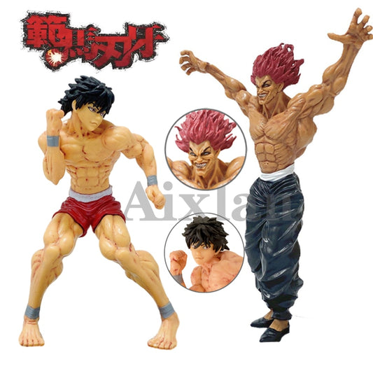 22cm Hanma Baki Figure Anime Fan Horse Blade Figure Hanma Yujiro PVC Action Figure Toys Collectible Model Toys Kid Gift