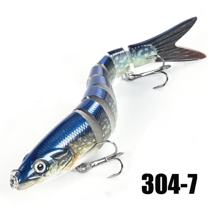 Fishing Lures Multi Jointed Swimbait Crank Bait Slow Sinking Bionic Artificial Bait Freshwater Saltwater Trout Bass Fishing Accessories 10g/13.5cm