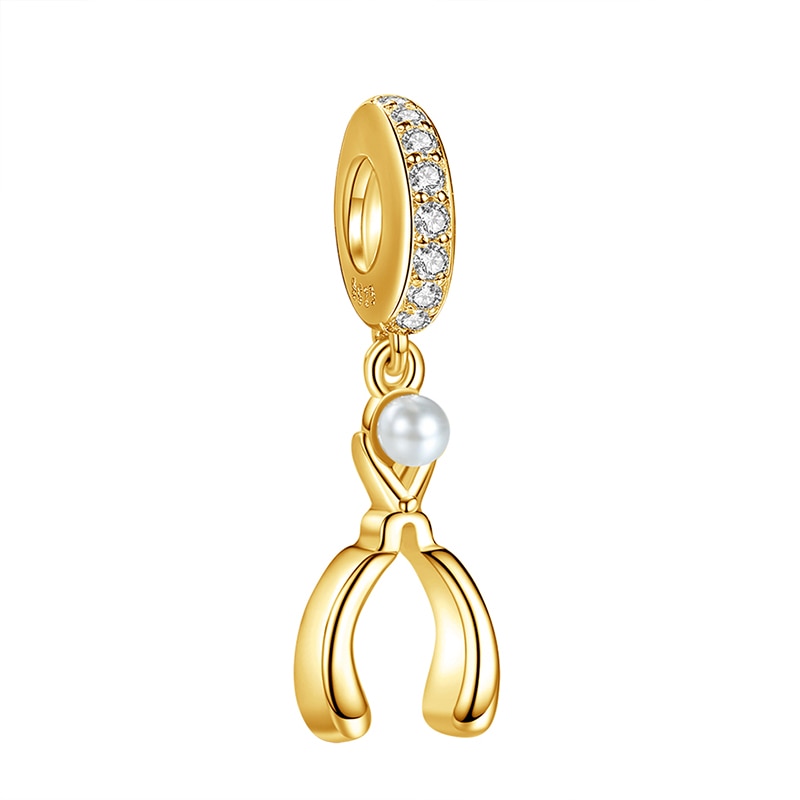Fashion Rose Gold Tree Feather Heart Charms Beads Fit Original Bracelet Women 925 Sterling Silver Jewelry Accessories